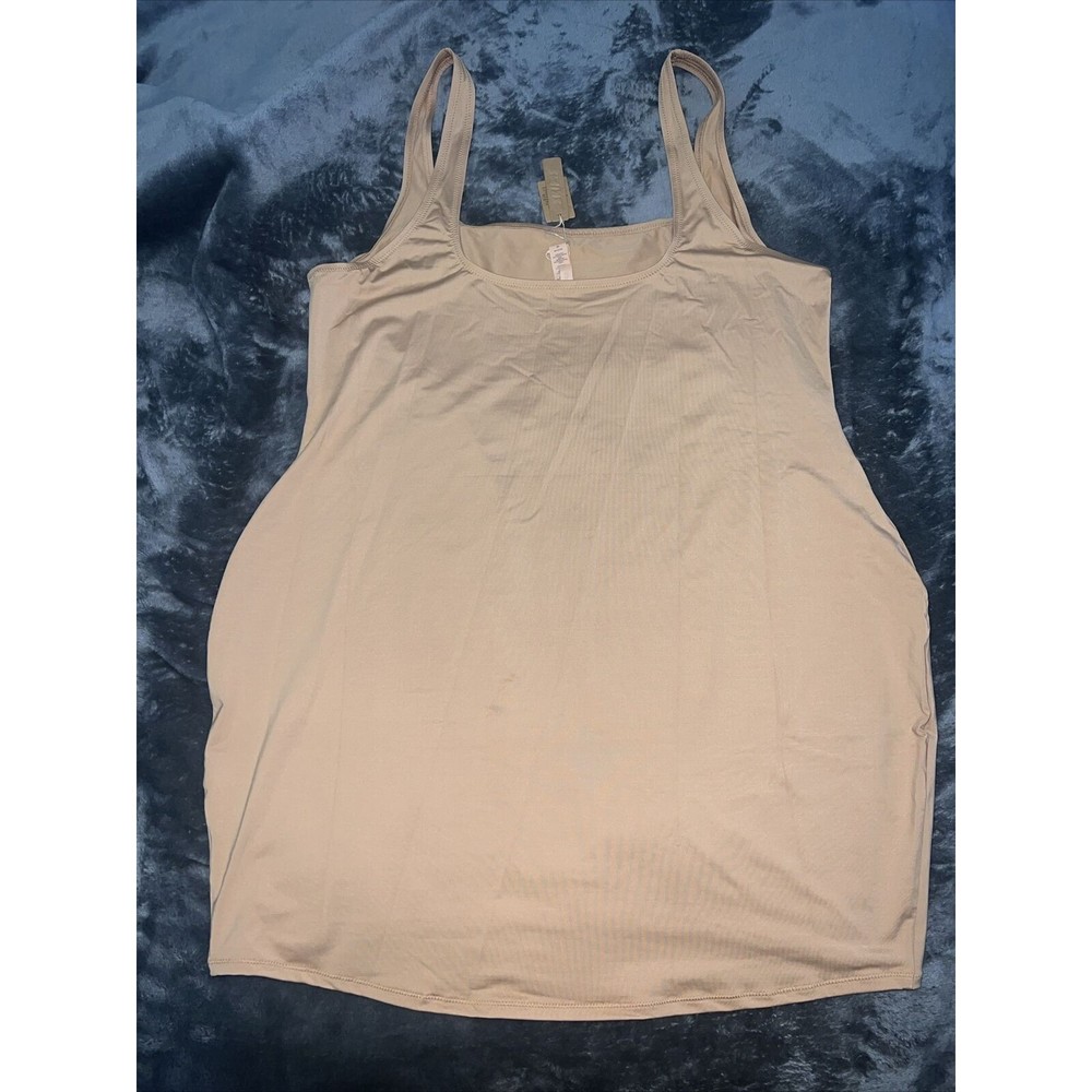 4X Skims Swim Tank Dress in Ochre SW-DRS-0005 - Picture 7 of 7